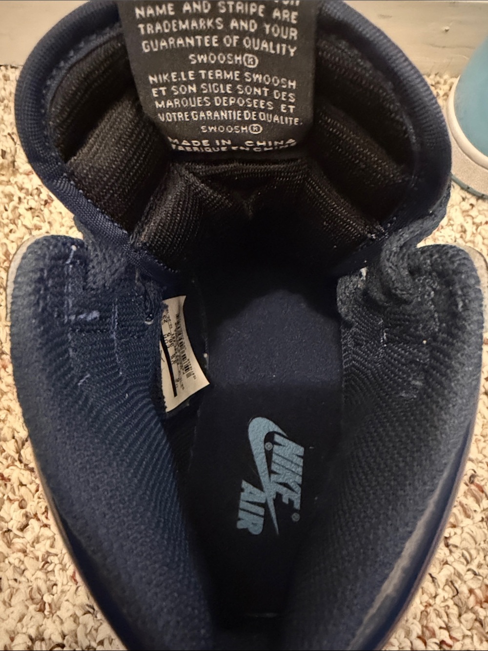 Nike Women's Air Jordan 1 Retro High OG 'Blue Chill' - Picture 5 of 13